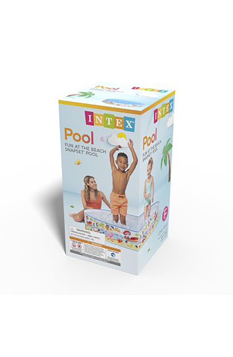 Intex Snapset Pool Fun At The Beach, Alternate, color, Multicolored