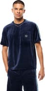 Sergio Tacchini Cresta Velour Pocket T-shirt