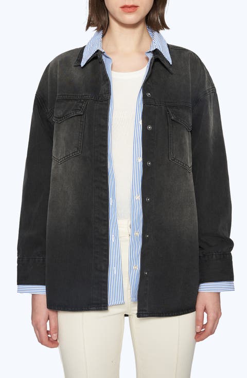 Oversize Denim Shirt Jacket