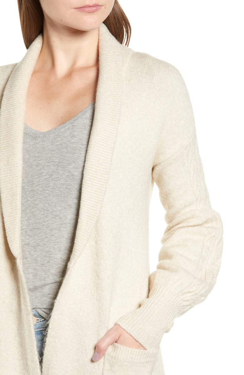 Hinge Longline Cardigan, Alternate, color, 