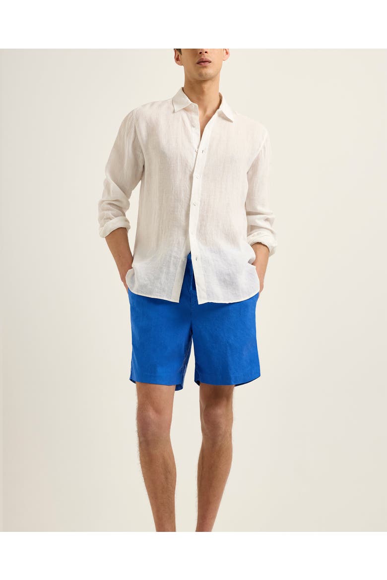 Alex Garment Dye Relaxed-Fit Shorts, Alternate, color, CATALINA BLUE