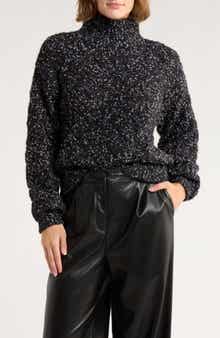 Melrose and Market Fiesta Mock Neck Sweater