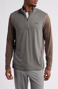 RVCA Recycled Polyester Blend Quarter Zip Pullover