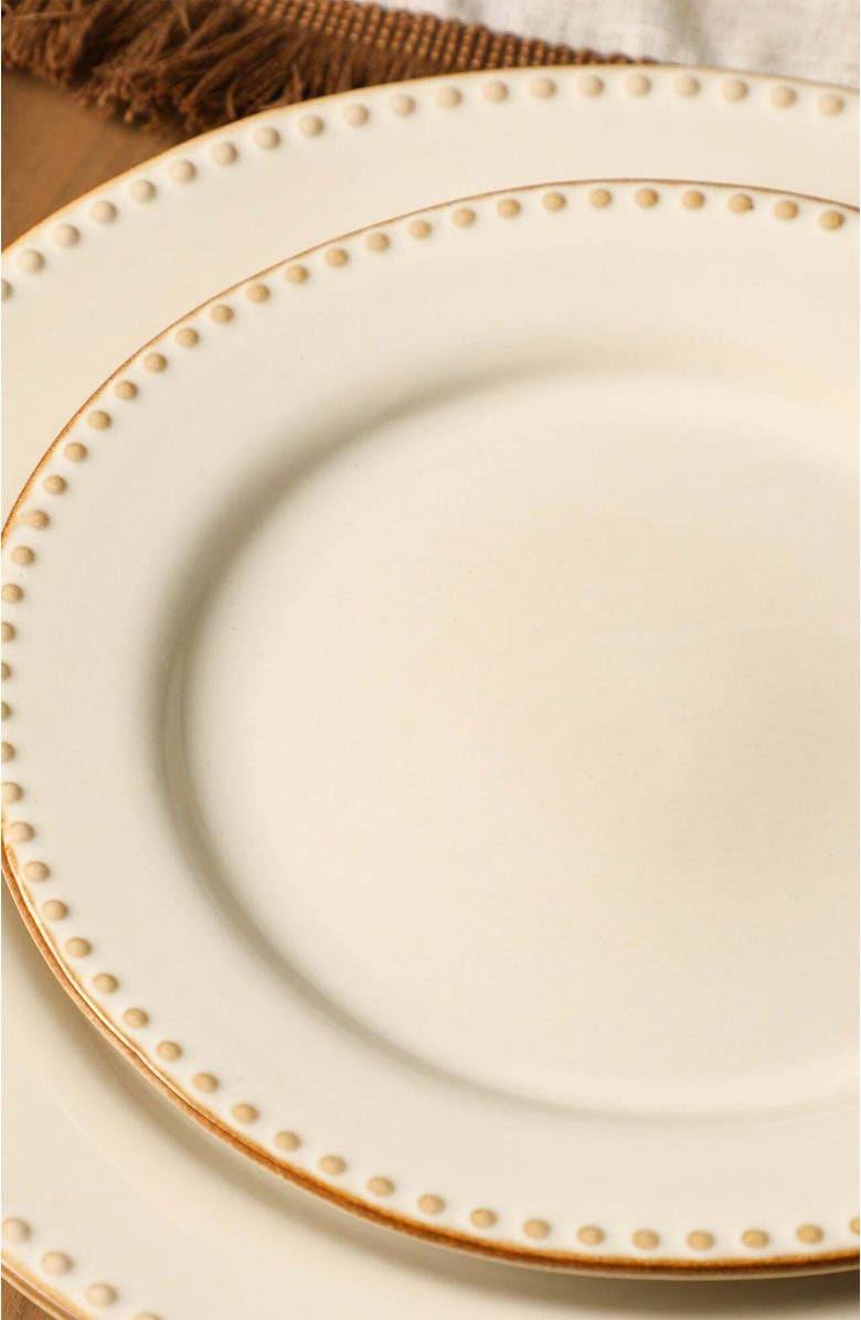 Stone Lain Comet Stoneware 12-Piece Dinnerware Set, Alternate, color, Cream