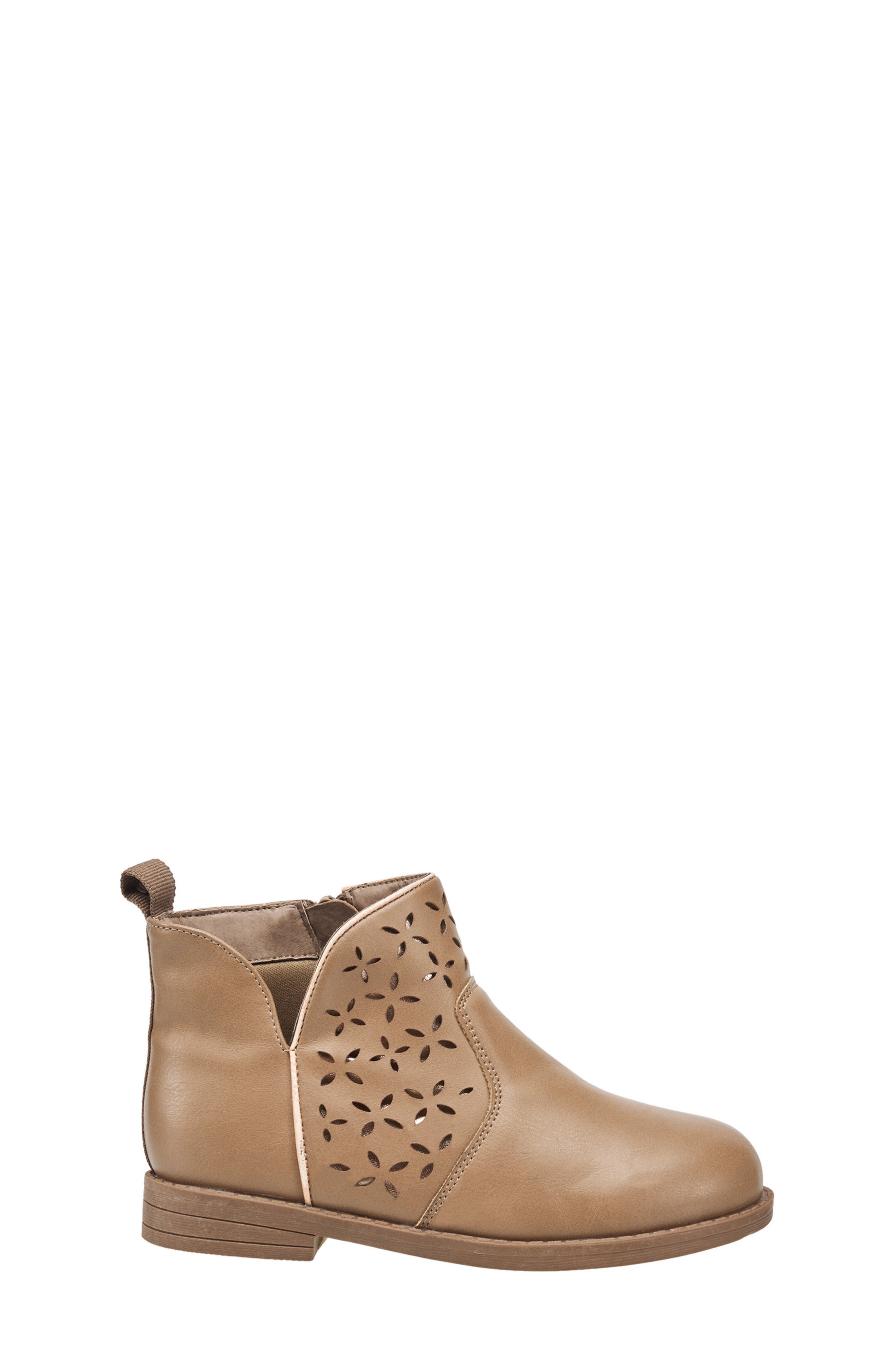 Lucky Brand Kids' Dina Lasercut Bootie, Alternate, color, Sand