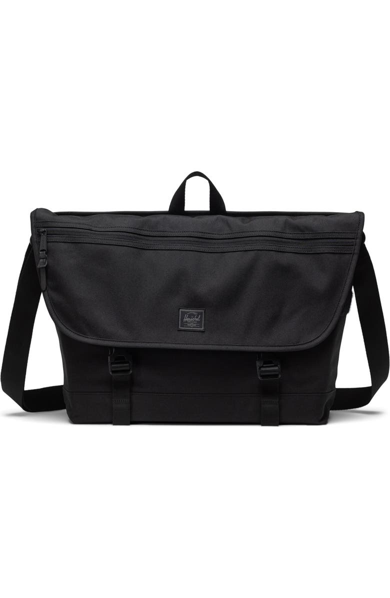 Herschel Supply Co. Cove Messenger Bag, Main, color, Tonal Black