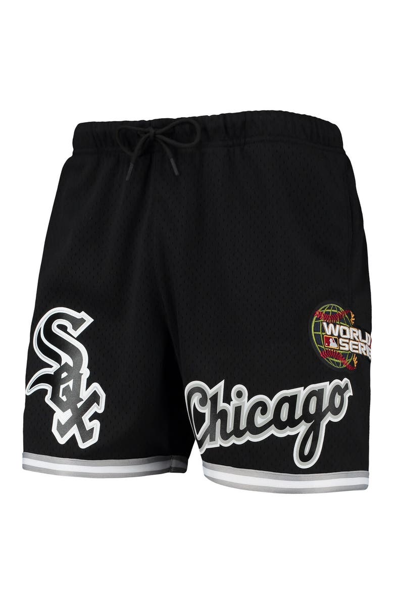 PRO STANDARD Men's Pro Standard Black Chicago White Sox 2005 World Series Mesh Shorts, Alternate, color, 