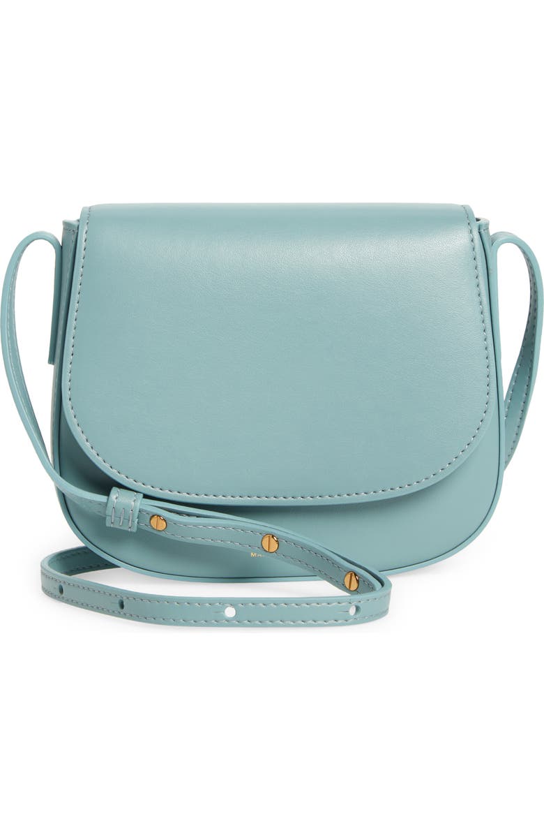 Mansur Gavriel Mini Classic Faux Leather Crossbody Bag, Main, color,
