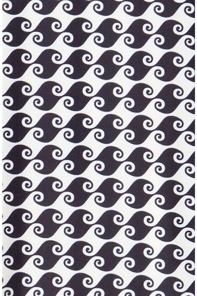 Kids' Sea Hound Ruffle One-Piece Swimsuit, Alternate, color, BLACK/ CREAM