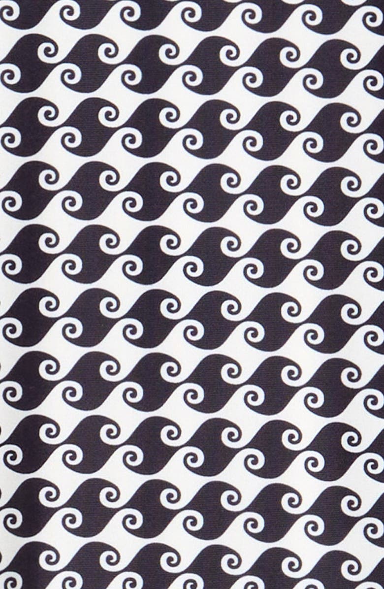 Boardies Kids' Sea Hound Ruffle One-Piece Swimsuit, Alternate, color, Black/ Cream