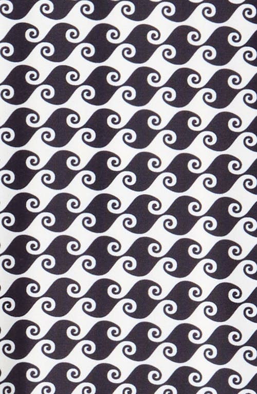 Boardies Kids' Sea Hound Ruffle One-piece Swimsuit In Black/cream