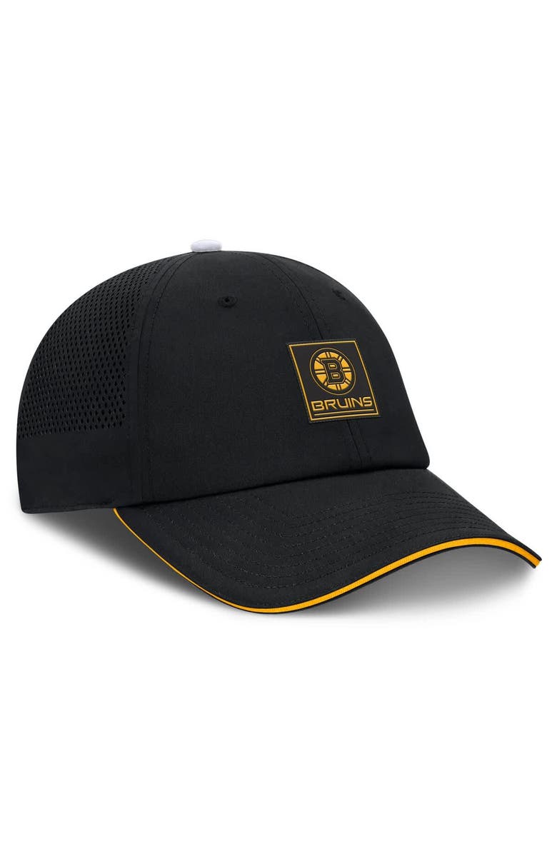 FANATICS Men's Fanatics Black Boston Bruins Driver Adjustable Hat, Alternate, color, Black