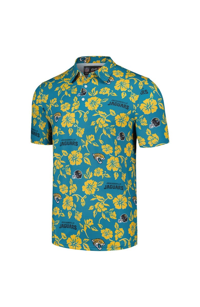 Reyn Spooner Men's Reyn Spooner Teal Jacksonville Jaguars Pua Performance Polo, Alternate, color, Teal