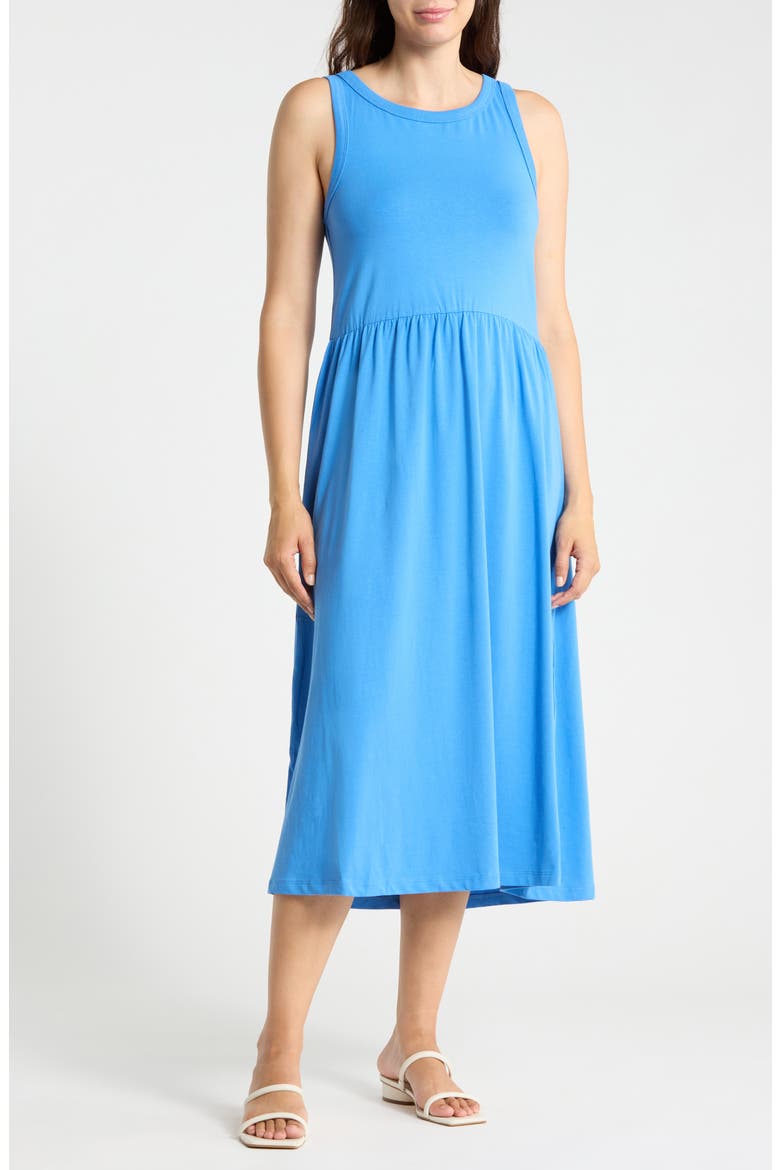 Tank Midi Dress, Main, color, PALACE BLUE