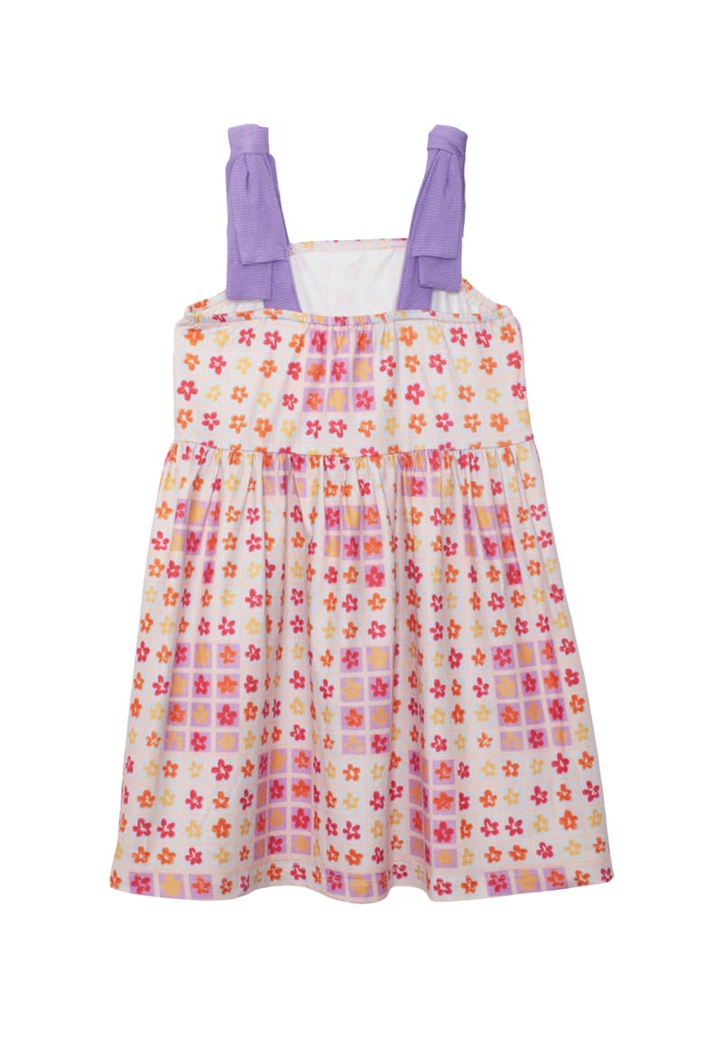 Petal Power Tank Sleeve with Knot Detail Dress, Alternate, color, Purple