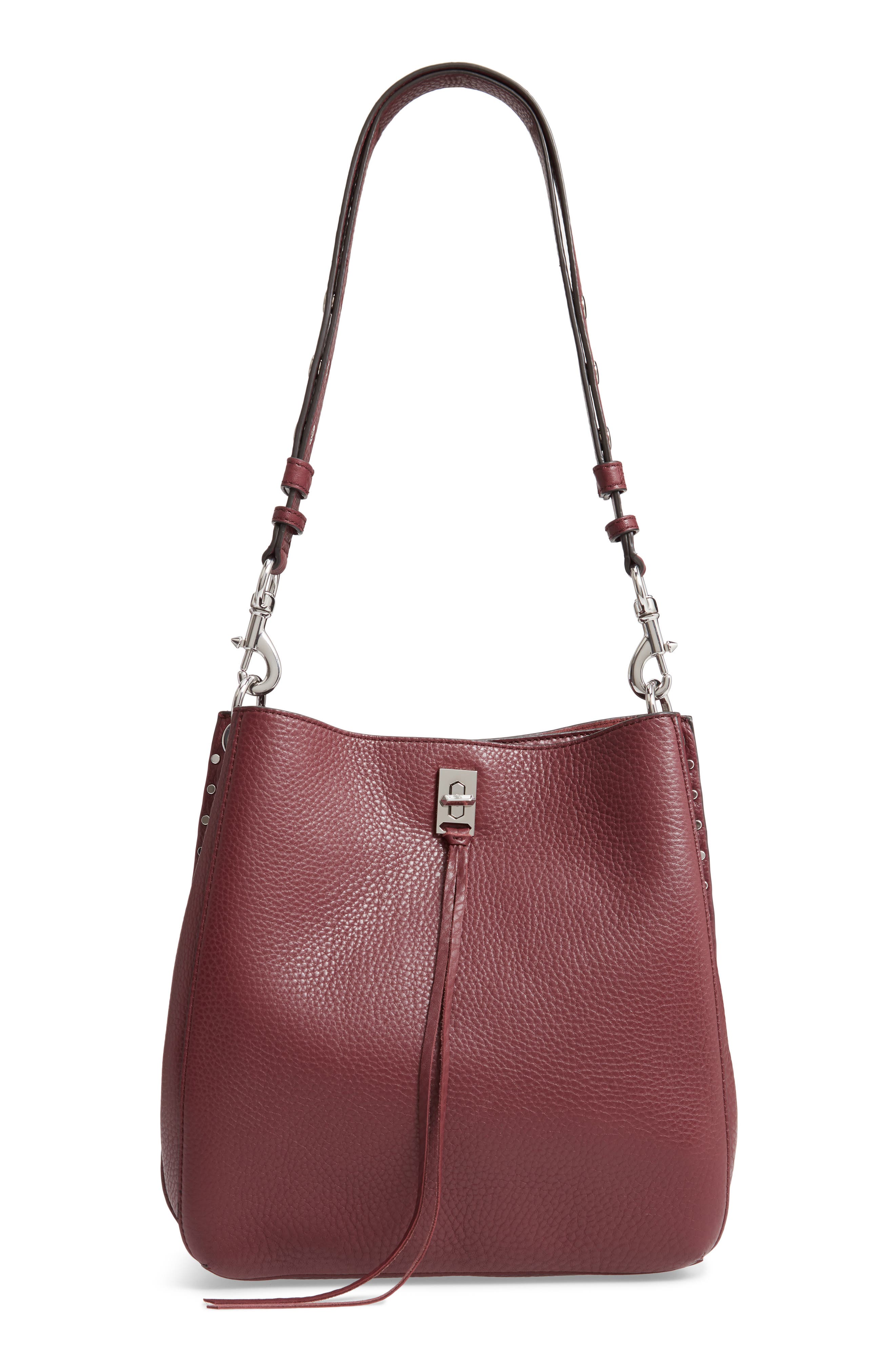 Rebecca Minkoff Darren Deerskin Leather Shoulder Bag (Women) | Nordstrom