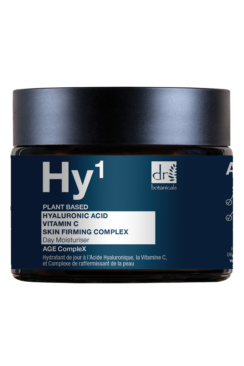 Hyaluronic Acid 1% & Vitamin C 1% & Skin Firming Complex 1% Day Moisturizer 60ml for Dryness, Fine Lines & Wrinkles, Main, color, White