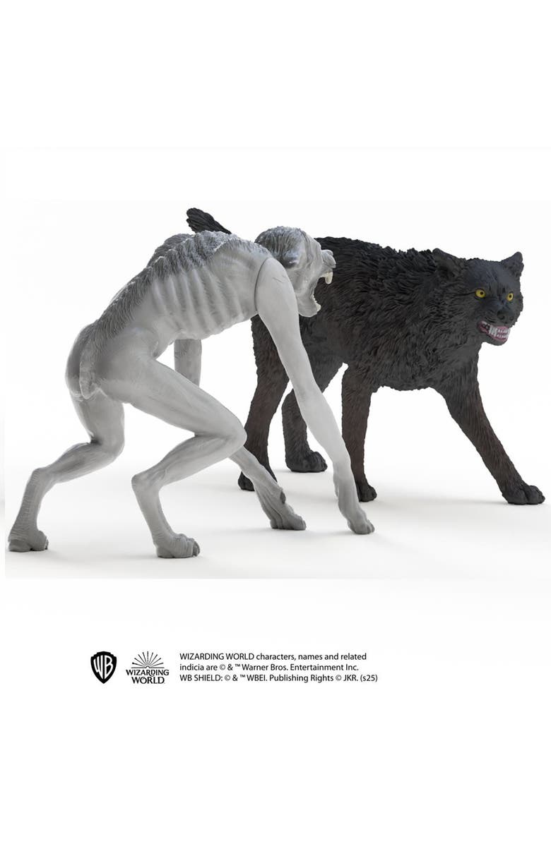 Schleich Wizarding World, 2 Figure Set, Werewolf vs Animagus, Kids 6+, Alternate, color, Multicolored