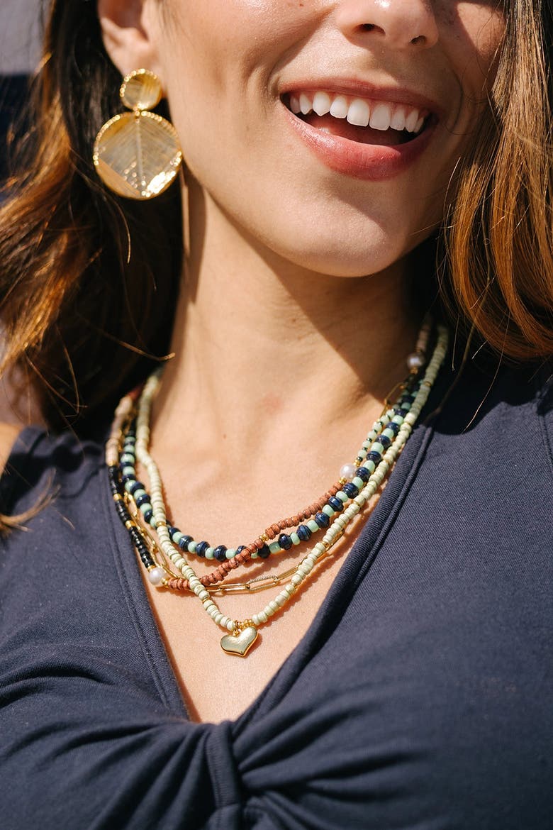 Kindred Heart Necklace, Alternate, color, Gold