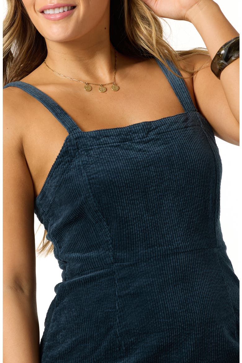 Langford Cotton Blend Corduroy Sundress, Alternate, color, SLATE