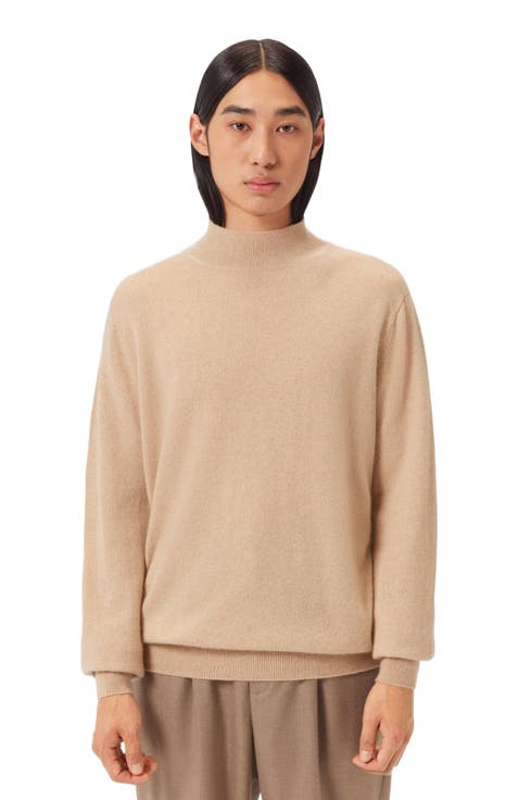 Essential Mock Neck Cashmere Sweater