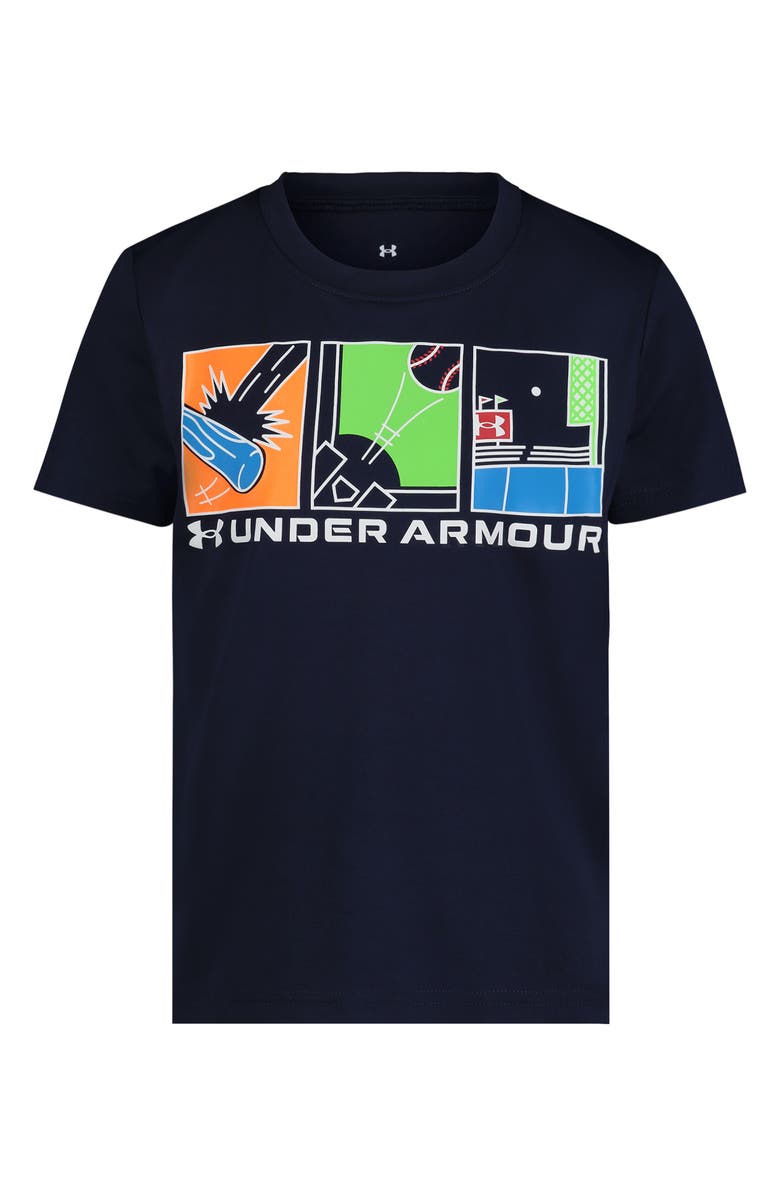 Under Armour Kids' Baseball Comic Performance T-Shirt, Main, color, 