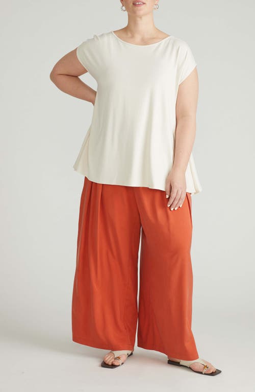 Universal Standard Heatwave Divine Jersey Top In Neutral