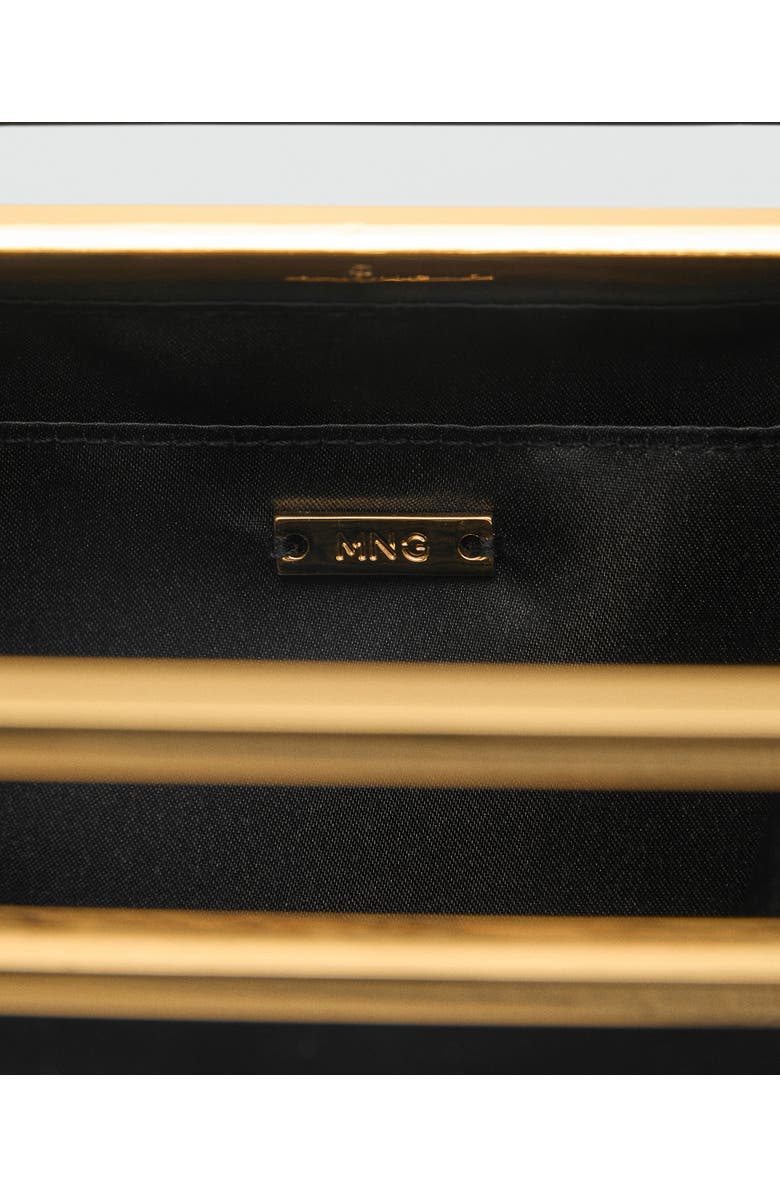 MANGO Convertible Chain Strap Shoulder Bag, Alternate, color, Black