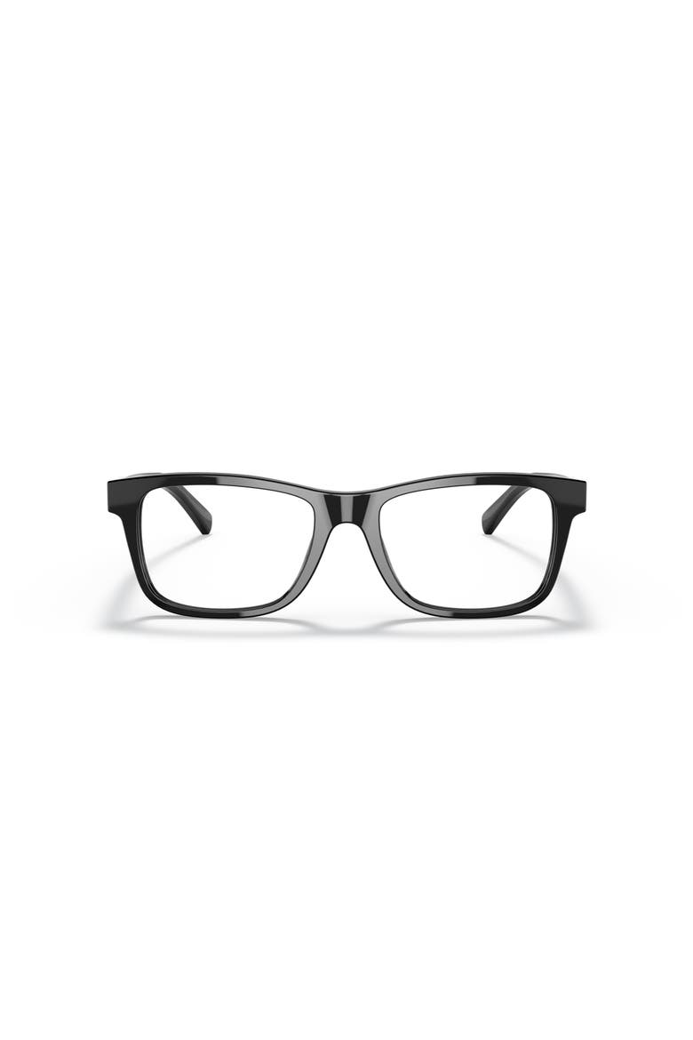 54mm Square optical glasses, Alternate, color, Black