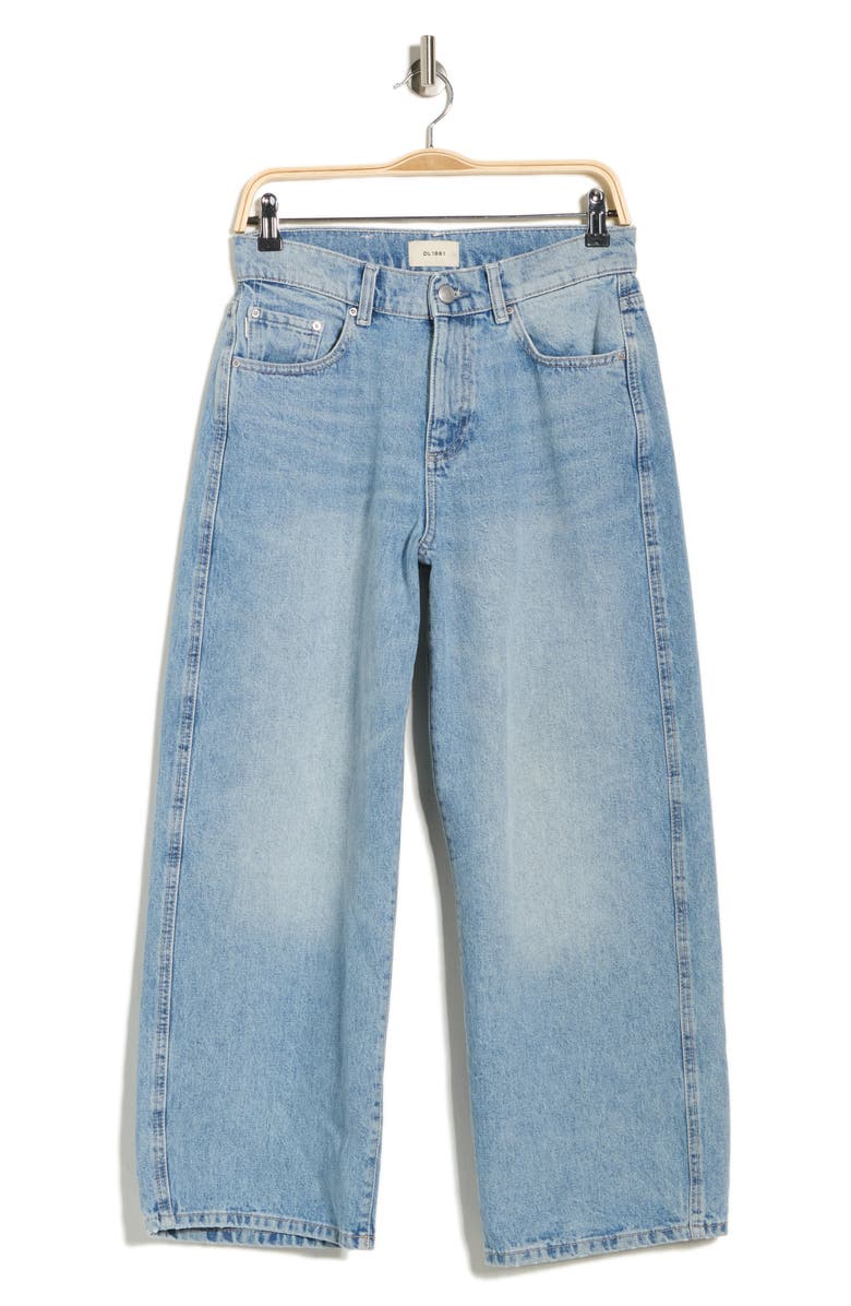 DL1961 Taylor High Waist Straight Leg Jeans, Main, color, Daydream