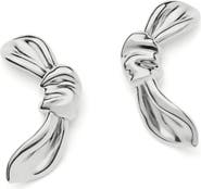 Missoma Mark Gong Bow Oversized Stud Earrings