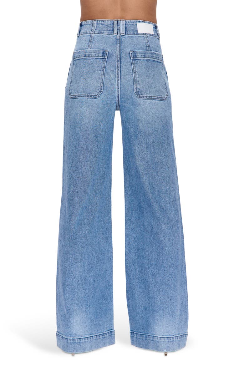 Lana Double Button Wide Leg Jeans, Alternate, color, TERRACE