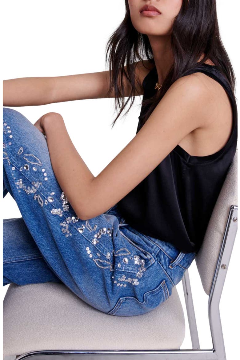Silk tank top, Alternate, color, Black