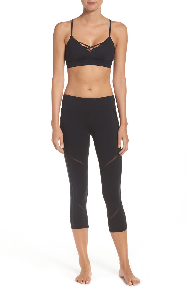 Alo Interlace Sports Bra, Alternate, color, 