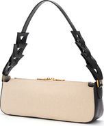 JURGI MANO Canvas and Leather  Shoulder Bag