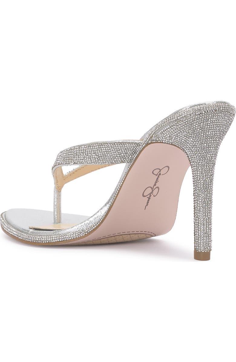 Jessica Simpson Pules Crystal Sandal, Alternate, color, Silver