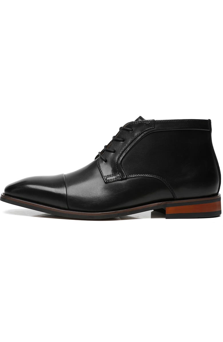 La Milano Across II Cap Toe Chukka Boot, Alternate, color, Black