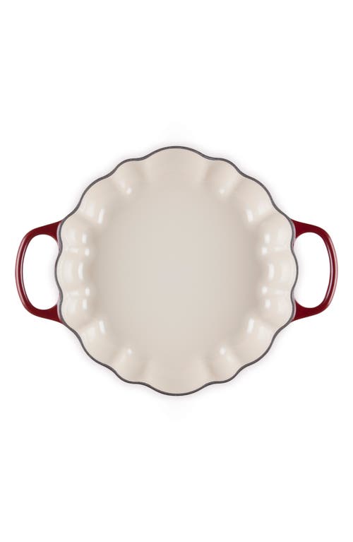 Le Creuset Cast Iron Pumpkin Shallow Casserole Dish In Brown