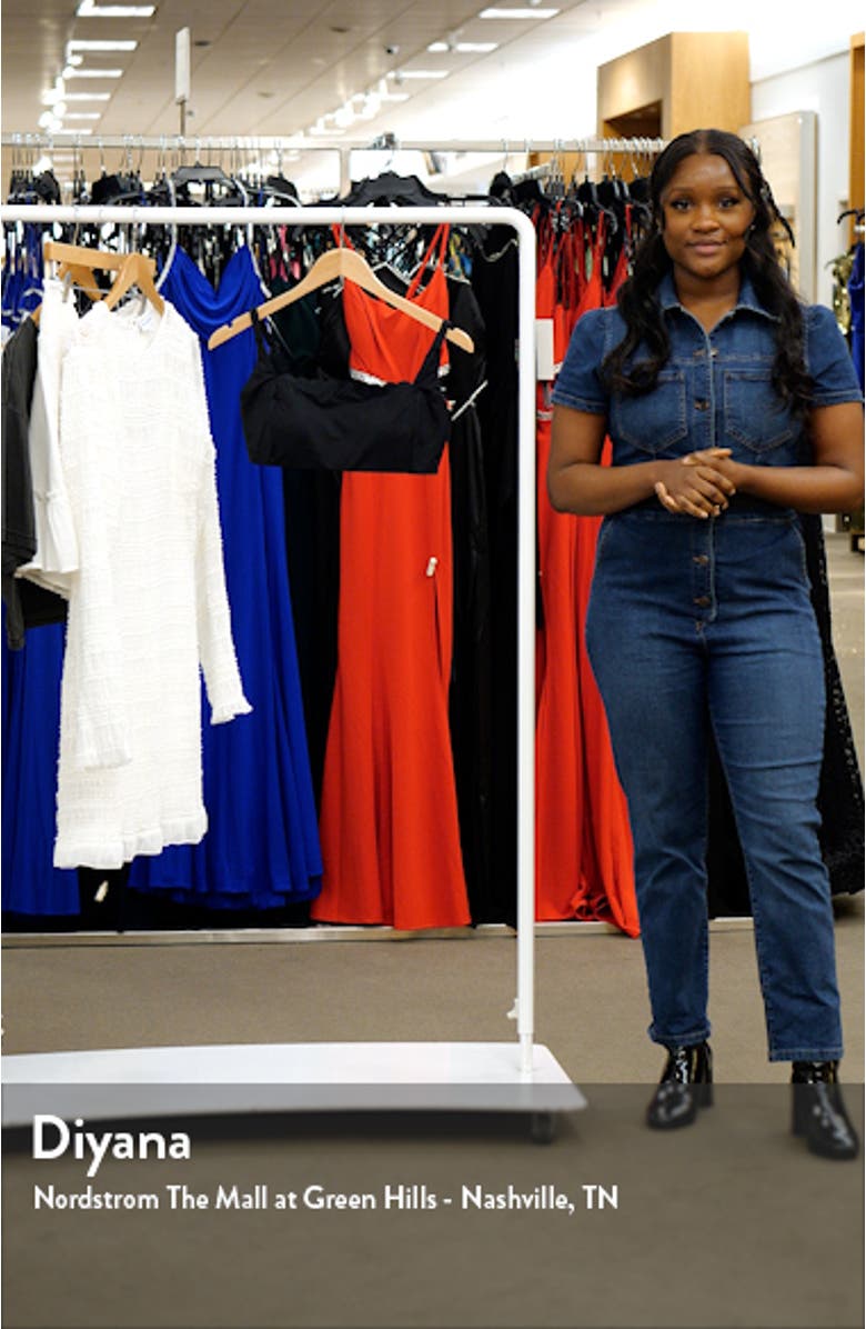 Scalloped Square Neck Bikini Top, sales video thumbnail