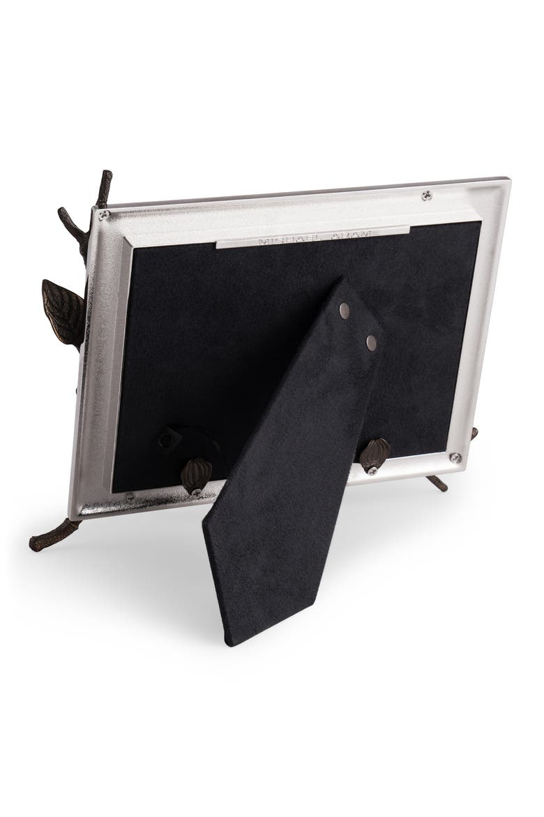 Dogwood Convertible Easel Picture Frame, Alternate, color, BRASS/ GOLD