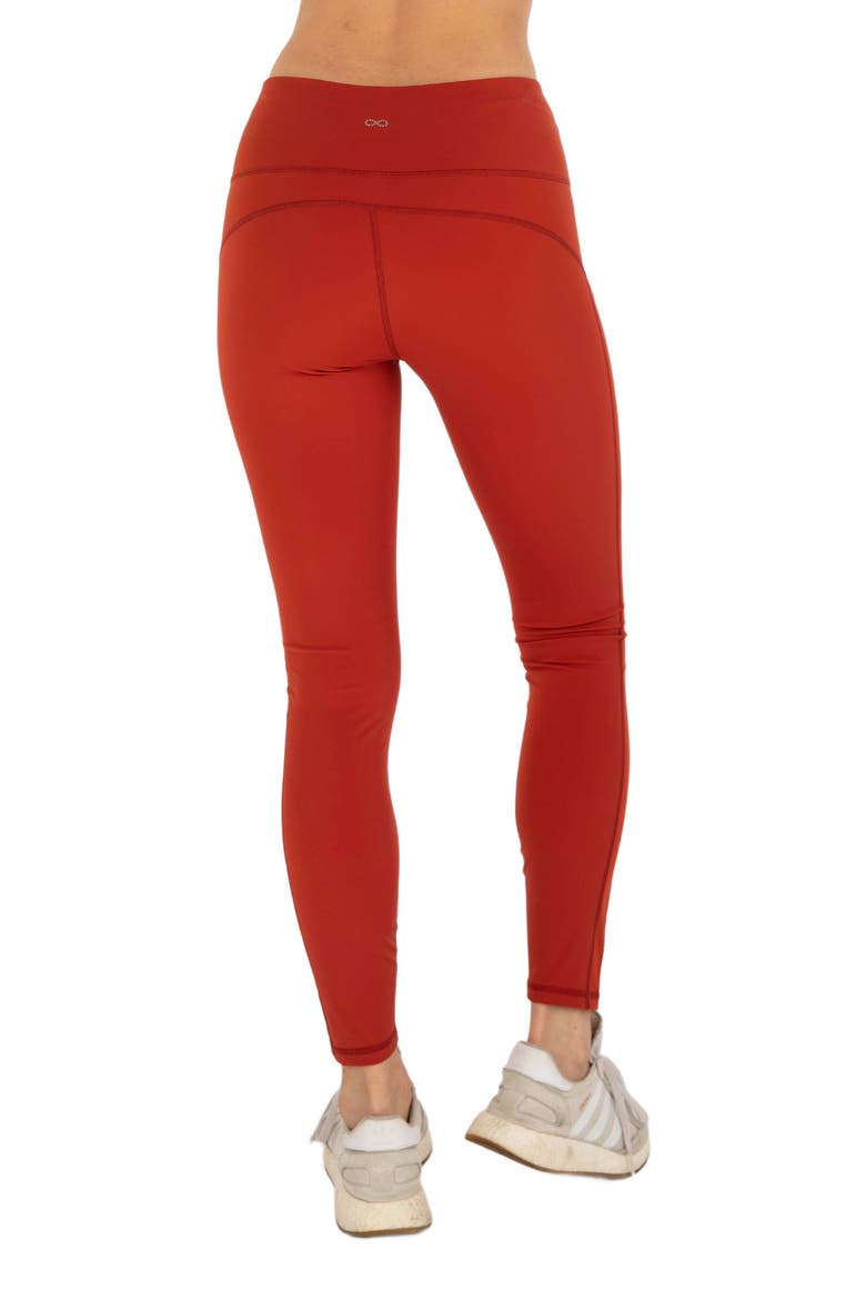Incline Silkiflex High Waist Leggings 26", Alternate, color, Mars Red