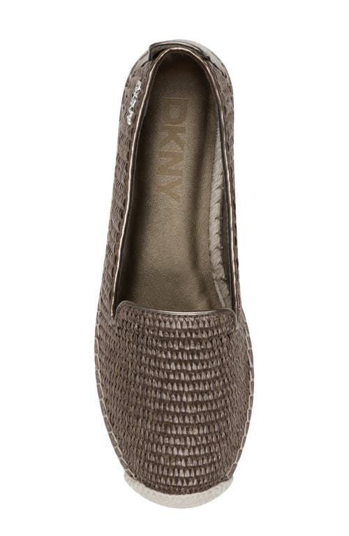 Shop Dkny Mallandra Platform Espadrille Flat In Brown/bronze