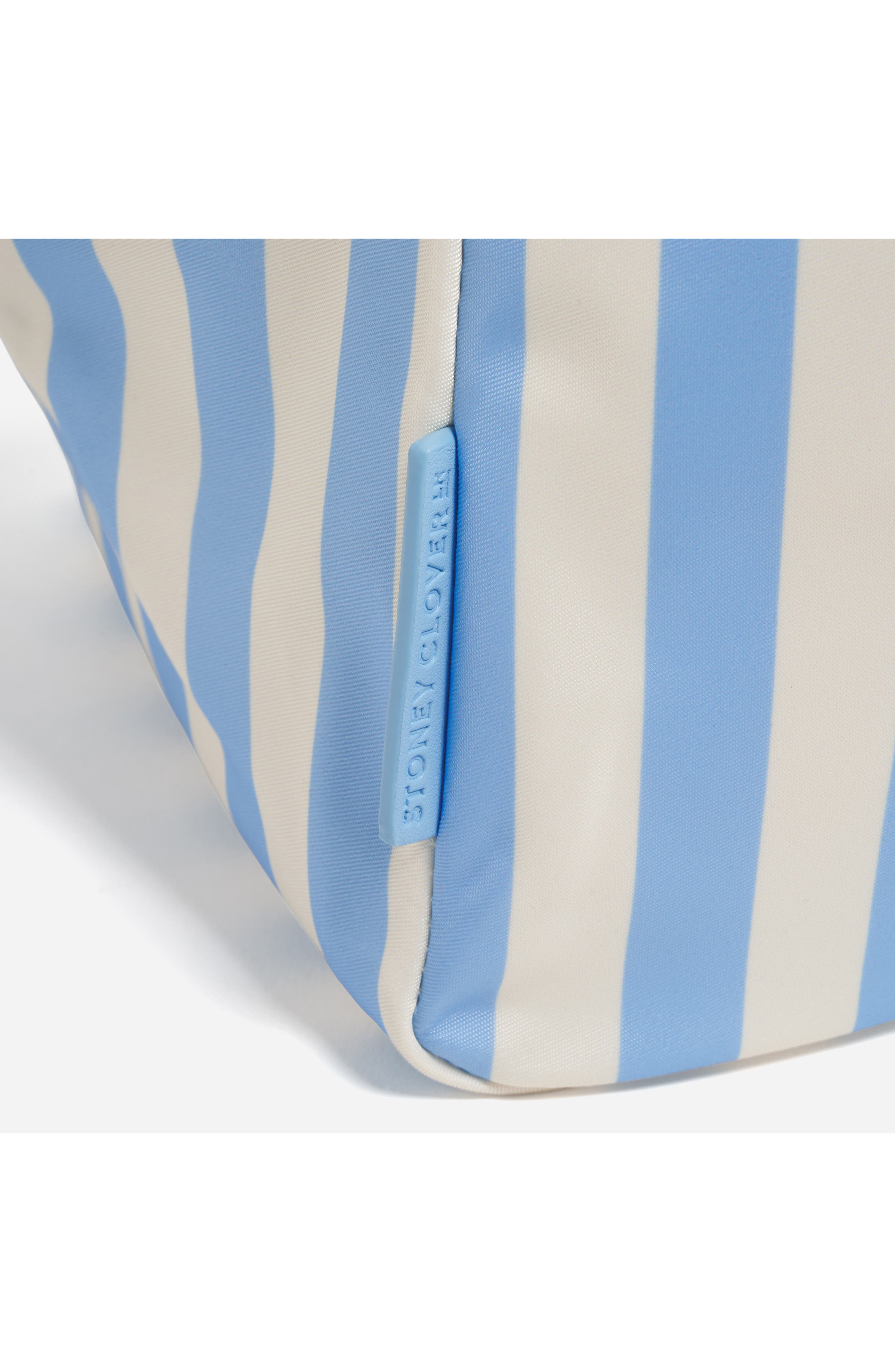 Stoney Clover Lane Medium Everything Reversible Tote, Alternate, color, Periwinkle Stripes