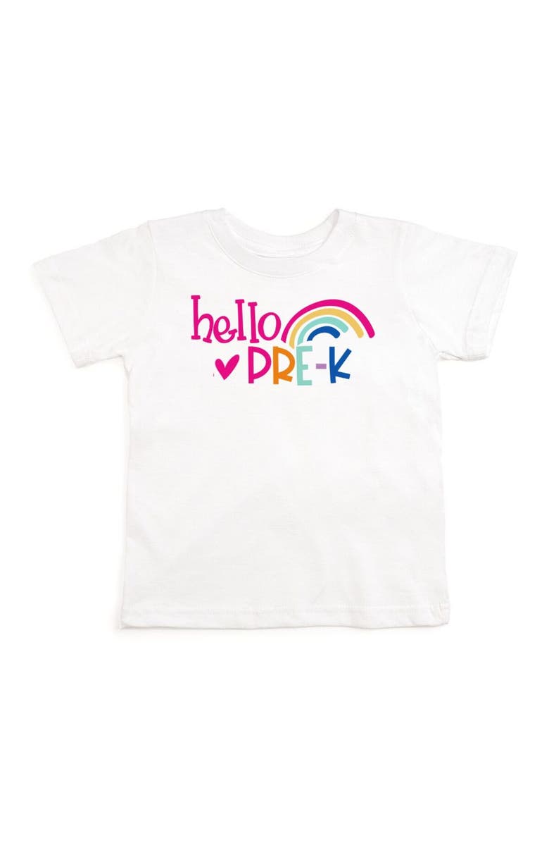 Sweet Wink Hello Pre-K Short Sleeve T-Shirt, Main, color,