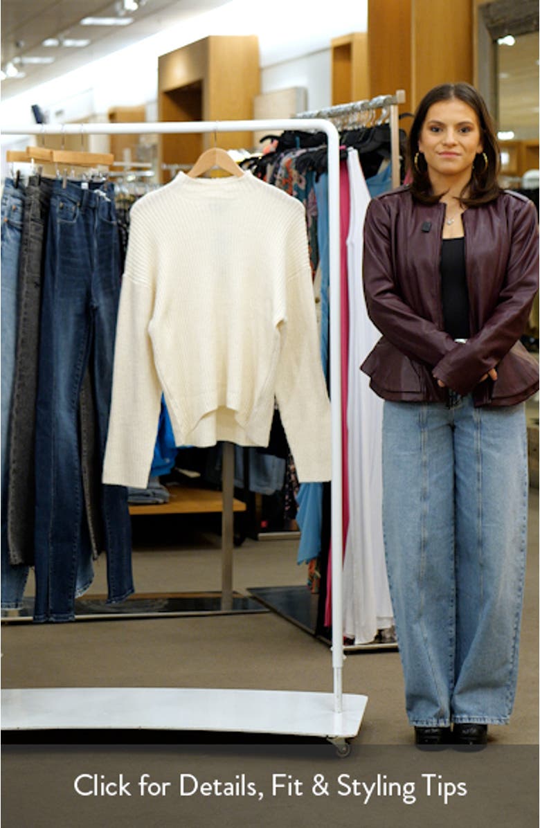 Willa Funnel Neck Sweater, sales video thumbnail