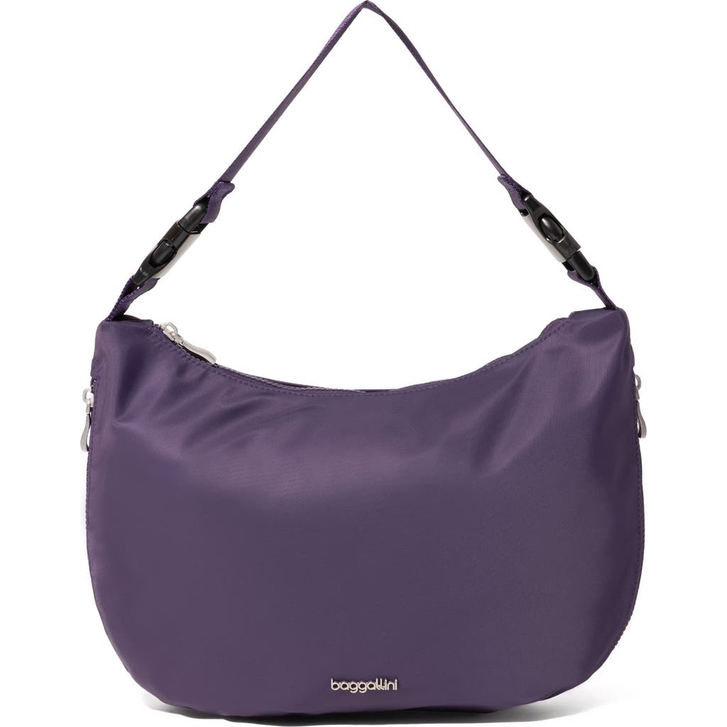 Baggallini Crescent Convertible Hobo In Purple