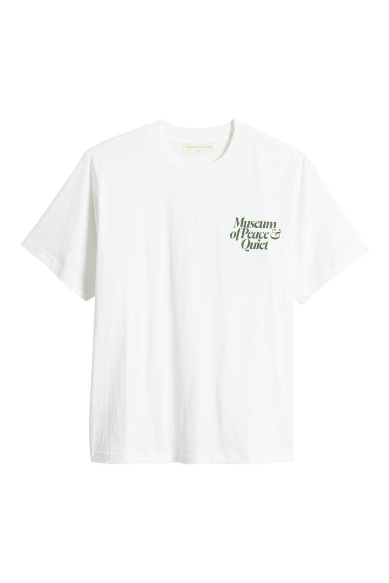 Midcentury Cotton Logo Graphic T-Shirt (Nordstrom Exclusive), Alternate, color, WHITE