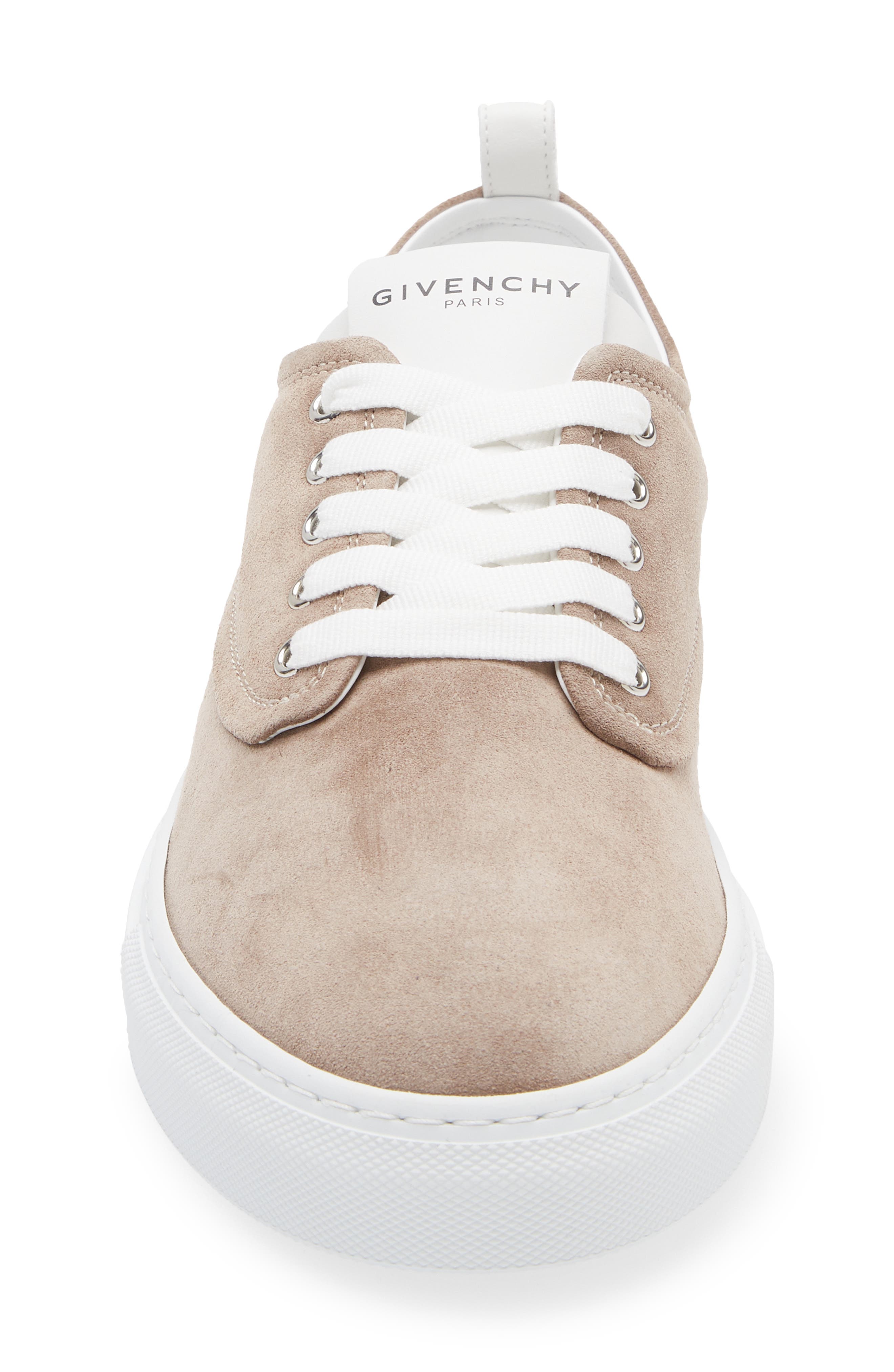Givenchy New City Suede Sneaker, Alternate, color, Taupe