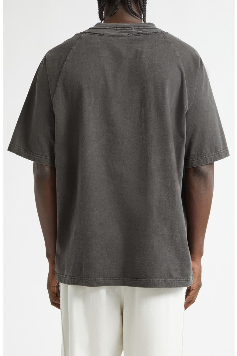 I Hear Oversize Cotton Graphic T-Shirt, Alternate, color, CHARCOAL