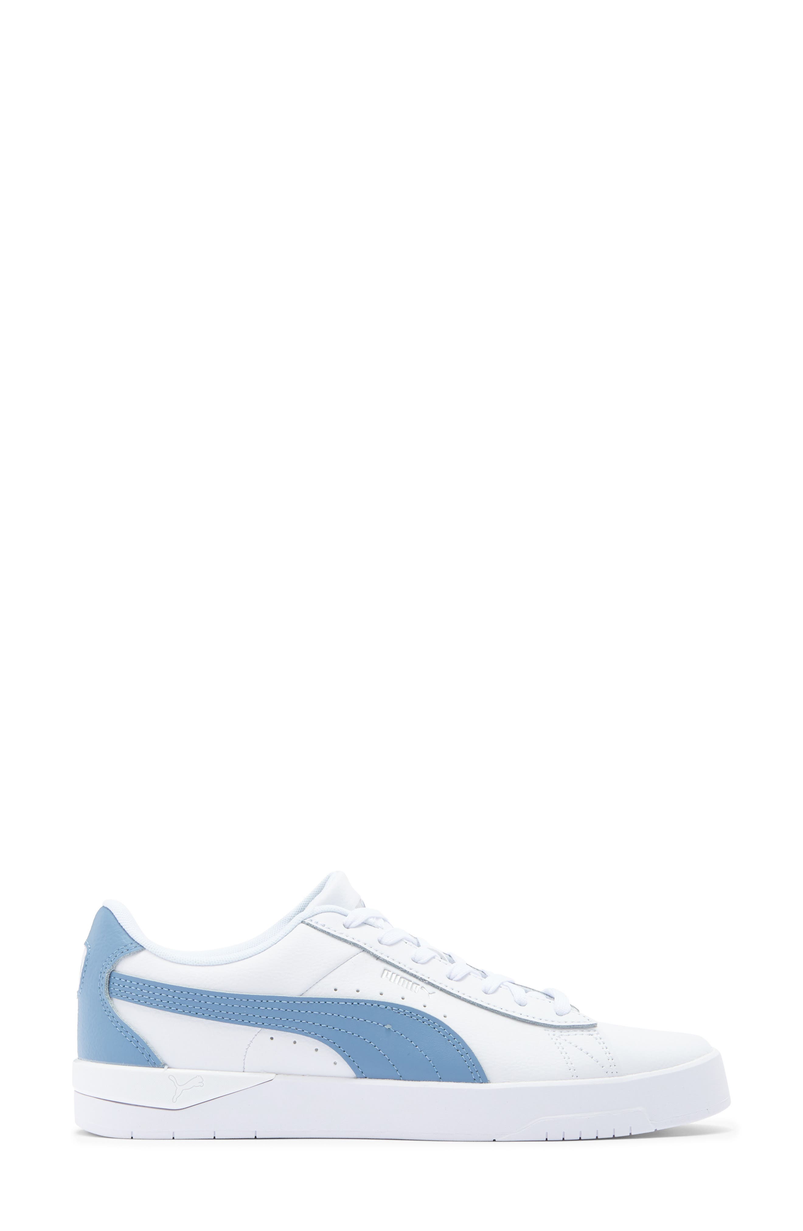 PUMA Jada Classic Sneaker, Alternate, color, Puma White-Zen Blue- Silver